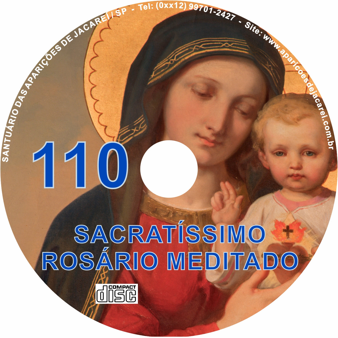 CD Rosário Meditado 110 CD Rosário Meditado 110
